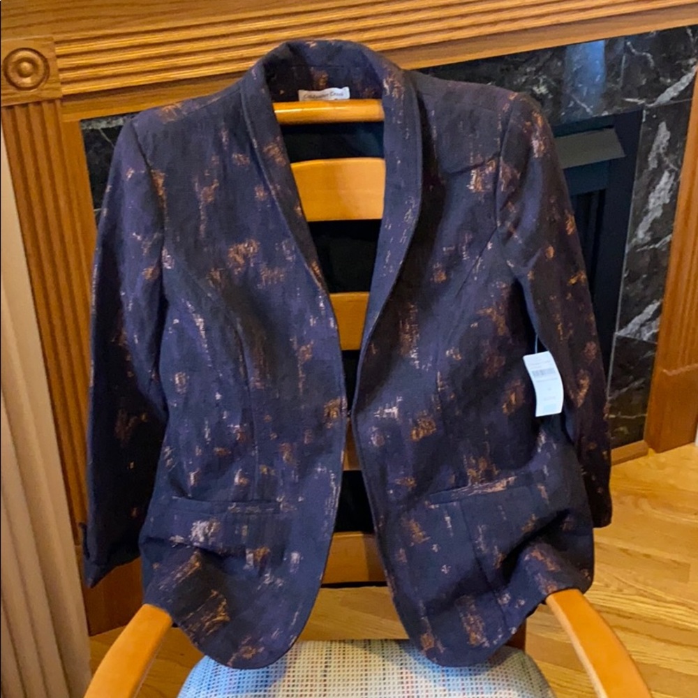 Fully lined bronze blazer.  New, never worn.